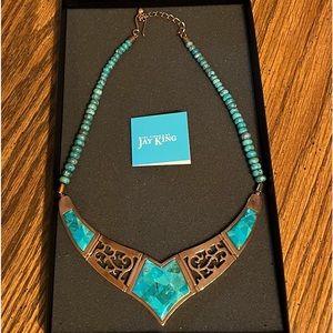 Jay King Turquoise Necklace (Double Sided)